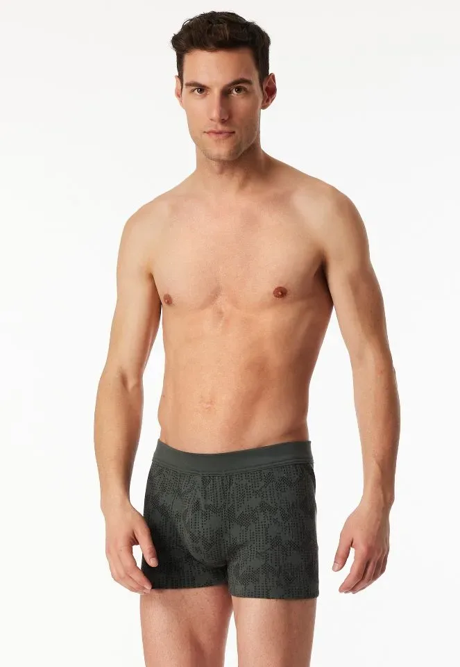 Schiesser – Fine Interlock - Short – 183180 – Dark Green