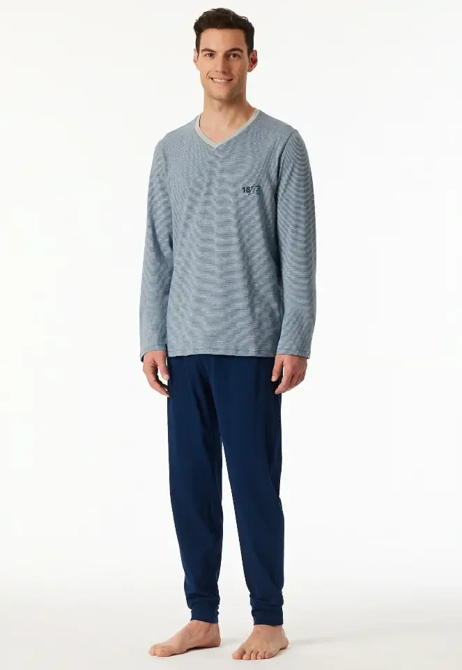 Schiesser – 95/5 – Pyjama – 183120 – Dark Blue
