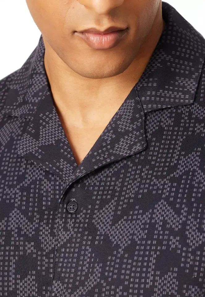 Schiesser – Fine Interlock – Pyjama – 183176 – Charbon