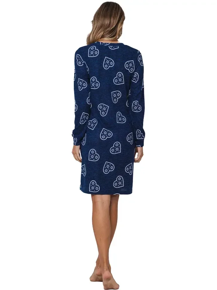 Pastunette – Aspen Ski - Nachtkleed – 111252-648-1 – Dark Blue