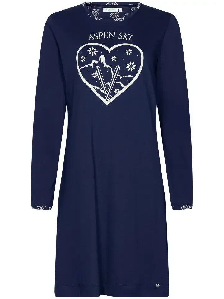 Pastunette – Aspen Ski - Nachtkleed – 111252-646-1 – Dark Blue