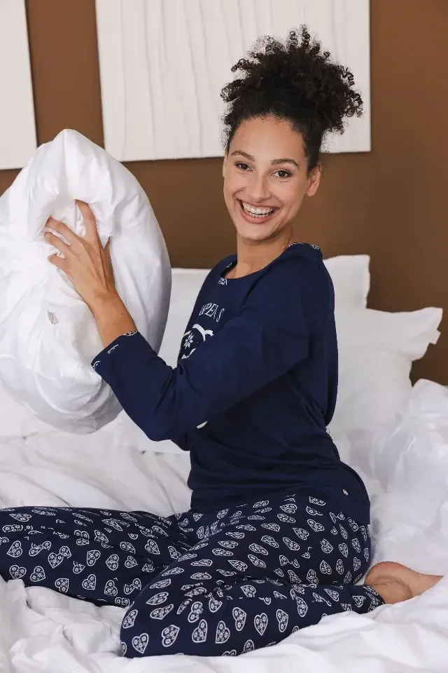 Pastunette – Aspen Ski - Pyjama – 121252-646-1 – Dark Blue