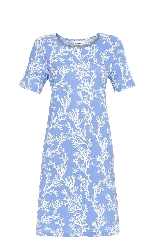 Ringella – Skin Flatter – Nachtkleed – 5211025 – Malibu Blue