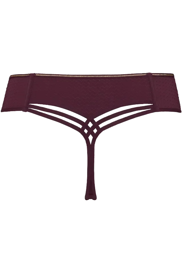 Marlies Dekkers – Dame de Paris – String – 37402 – Aubergine Whisper