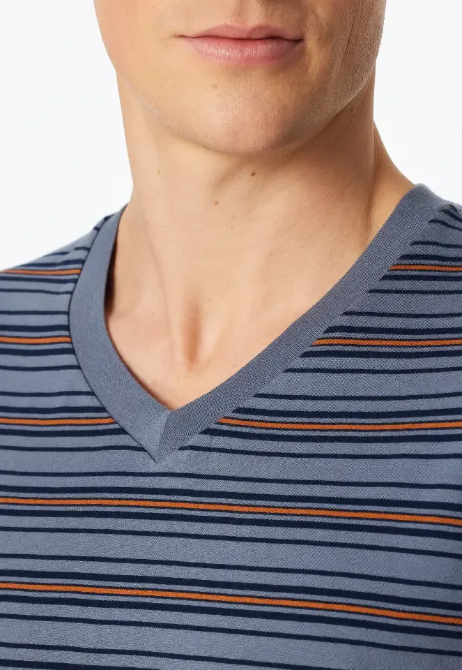 Schiesser – Casual NIghtwear – Pyjama – 183588 – Blauwgrijs