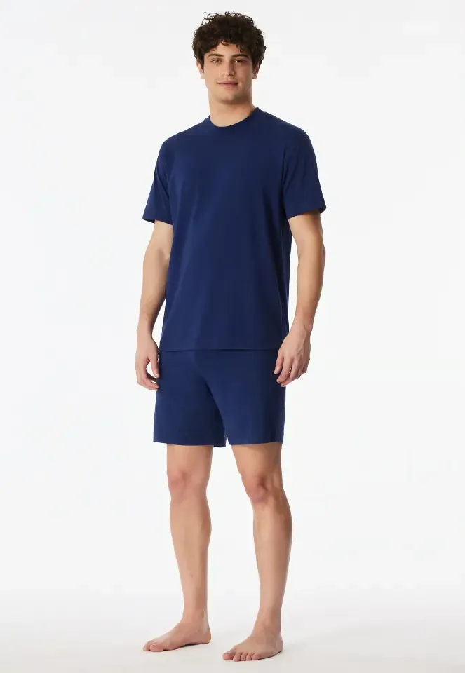 Schiesser – Modern Essentials  – Pyjama – 183629 – Navy