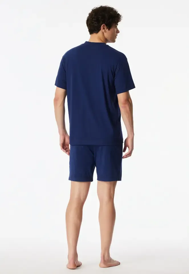 Schiesser – Modern Essentials  – Pyjama – 183629 – Navy