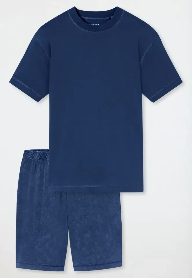 Schiesser – Modern Essentials  – Pyjama – 183629 – Navy