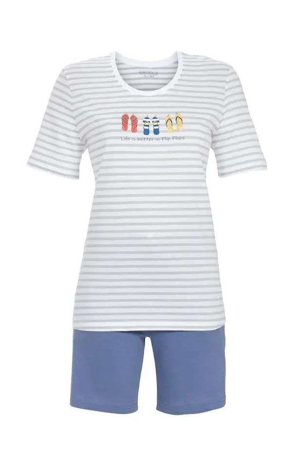 Ringella – Fit Flops – Pyjama – 6211344 – Silver Stripe
