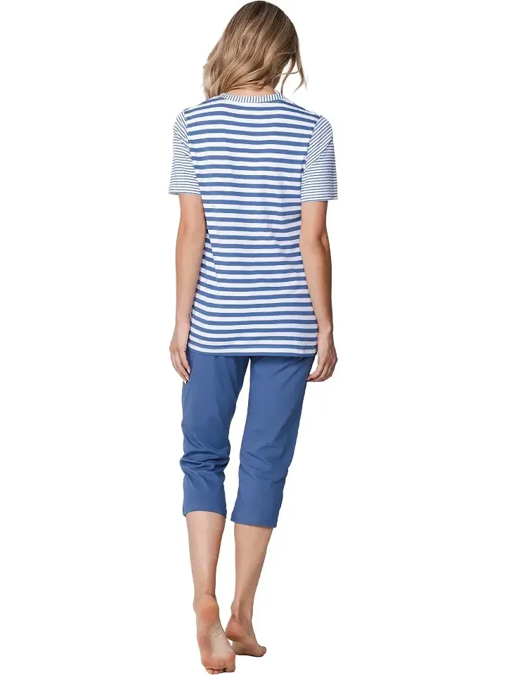 Pastunette – Stripe – 121261-126-1 – Pyjama – Stone Blue