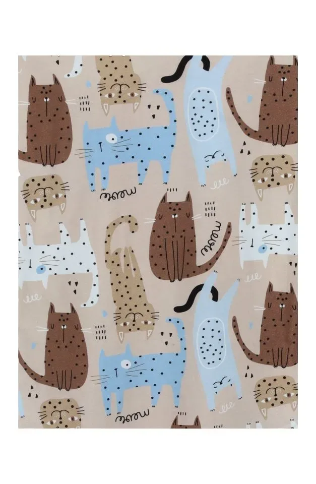 Ringella – Cat Print – Nachtkleed – 6511034 – Brown