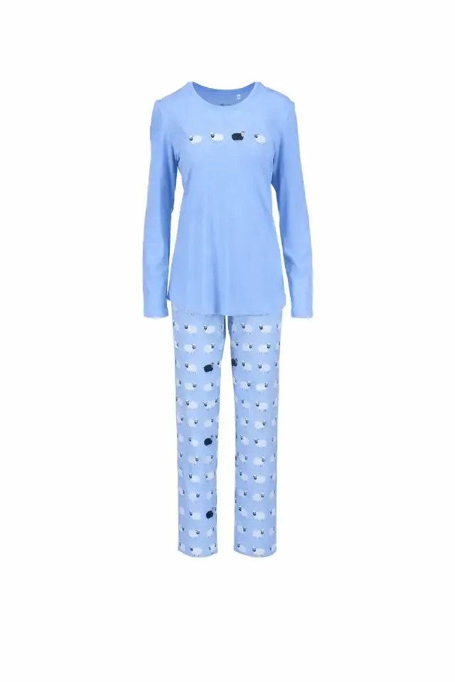Ringella – Sheep Parade – Pyjama – 6511227 – Light Blue