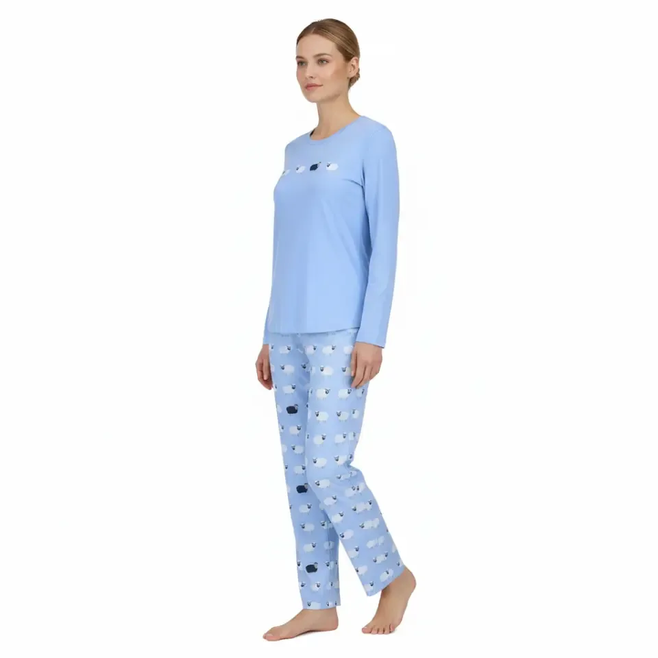 Ringella – Sheep Parade – Pyjama – 6511227 – Light Blue