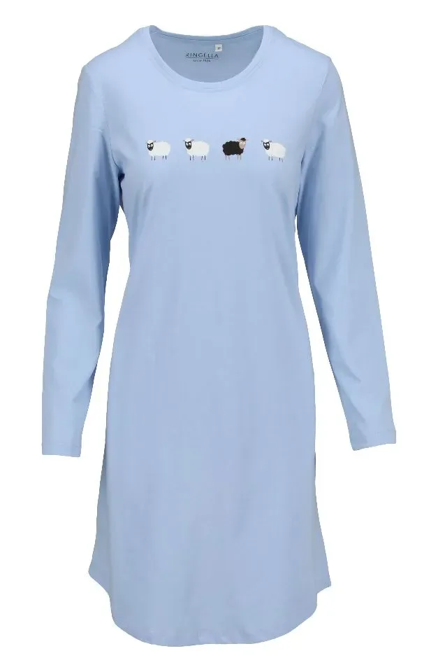 Ringella – Sheep Parade – Nachtkleed – 6511027 – Fjord