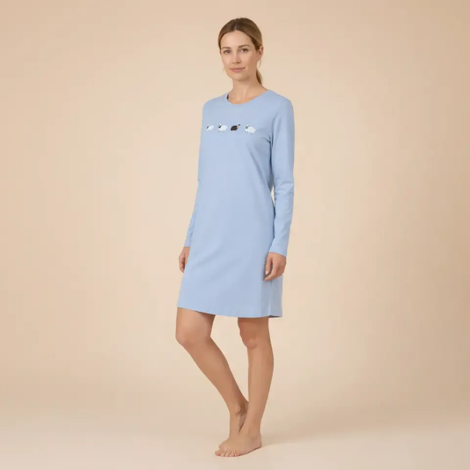 Ringella – Sheep Parade – Nachtkleed – 6511027 – Fjord