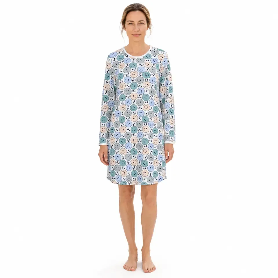 Ringella – Smiley – Nachtkleed – 6511024 – Fjord