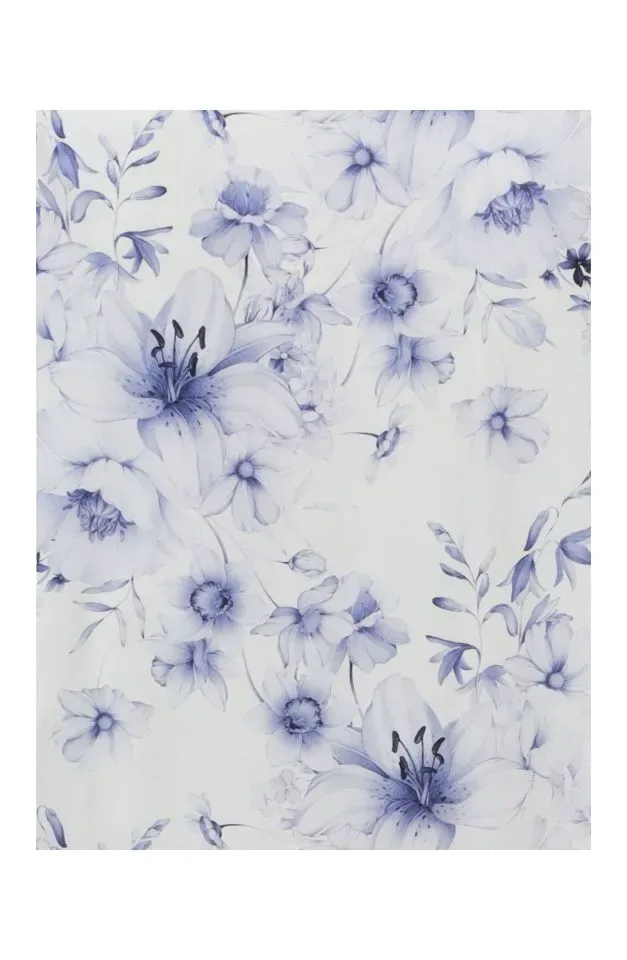 Ringella – Blue Flowers  – Nachtkleed – 6511042 – Pearl
