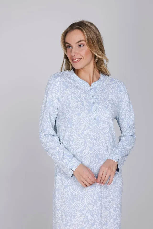 Pastunette – Soft Paisley - Nachtkleed – 111262-170-1 – Blue