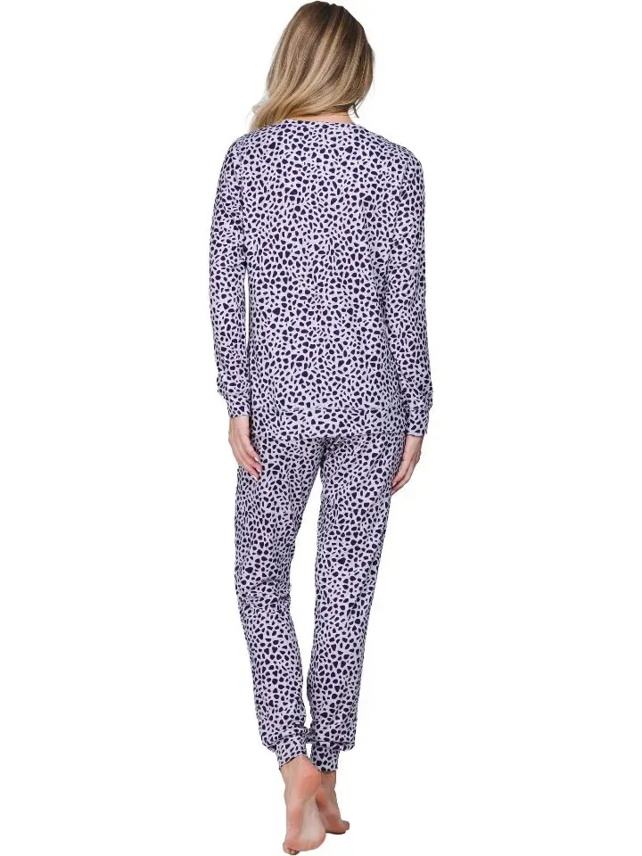 Pastunette – Purple Pebbles - Pyjama – 121262-178-1 – Purple