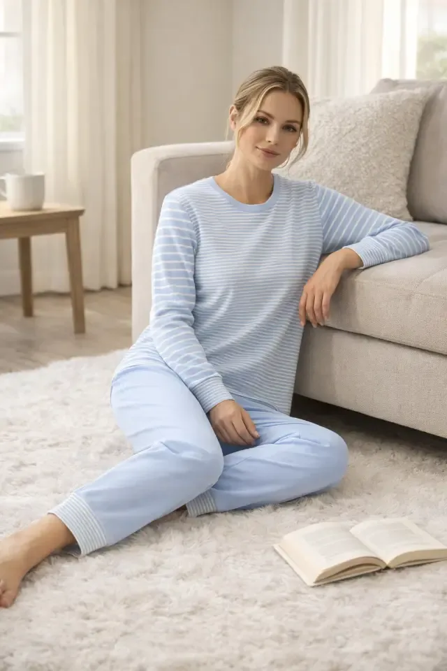 Ringella – Stylish stripes – Pyjama – 6511226 – Fjord