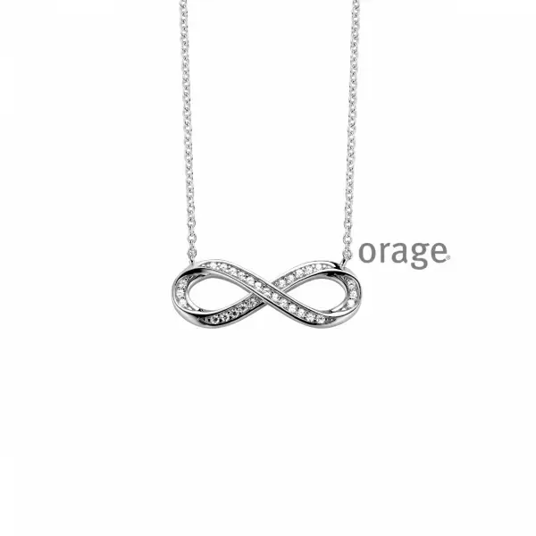 Orage Ketting met Infinity hanger V1229
