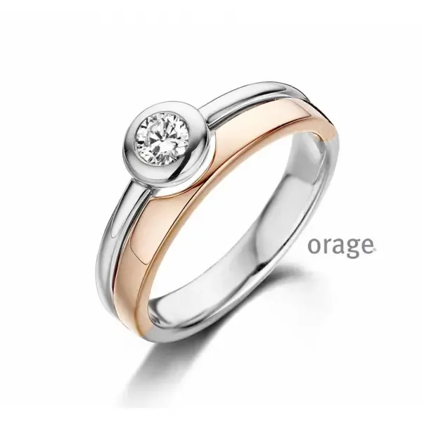 Zilveren ring Orage AF131
