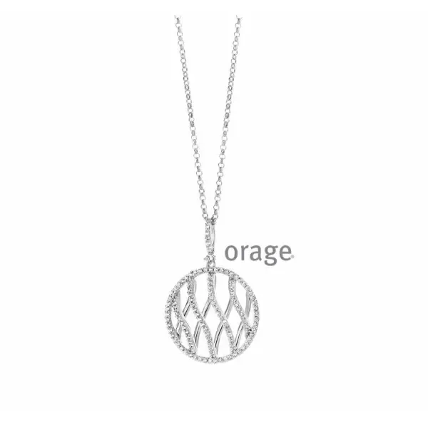 Zilveren Ketting Orage AF145