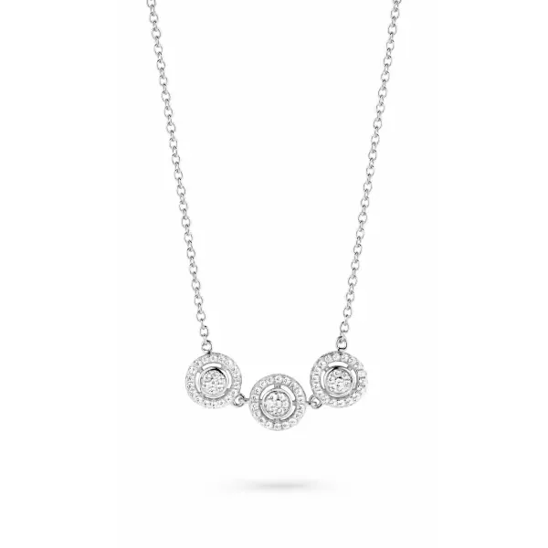 Silver Rose Armband BR6383W ZILVER