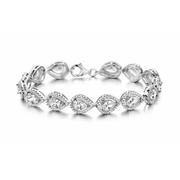 Silver Rose Armband BR6290