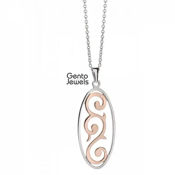Stalen Ketting Gento Jewels EB144