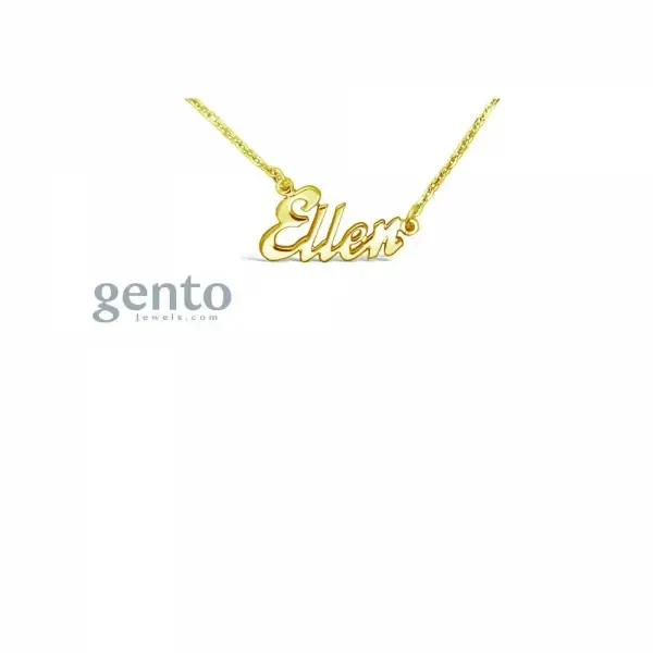NaamKetting met Eigen Naam "Mini" en Forçat Ketting