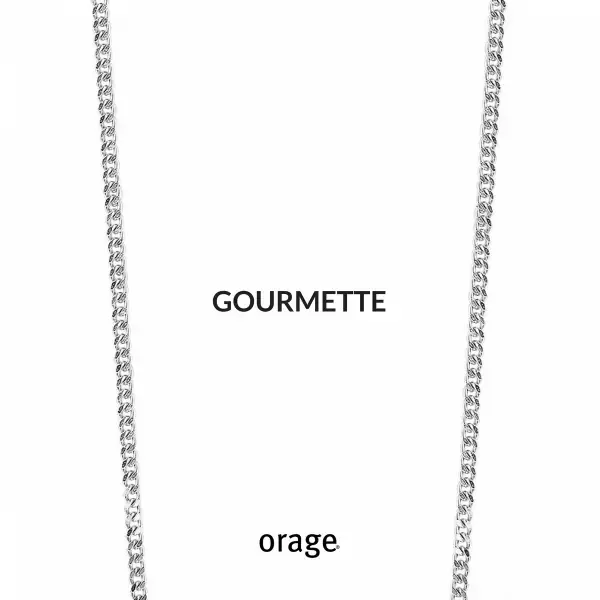 NaamKetting met Eigen Naam "Script" en Gourmet Ketting
