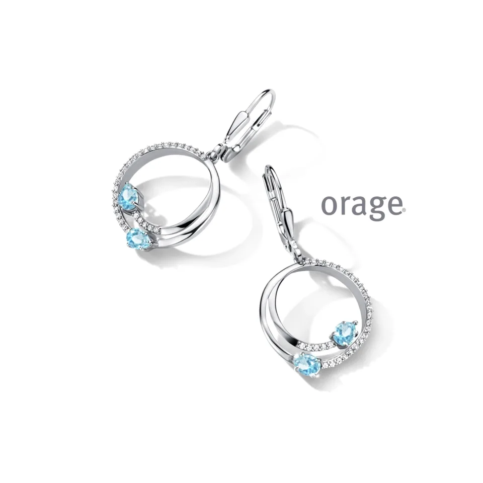 Orage oorbellen AS110