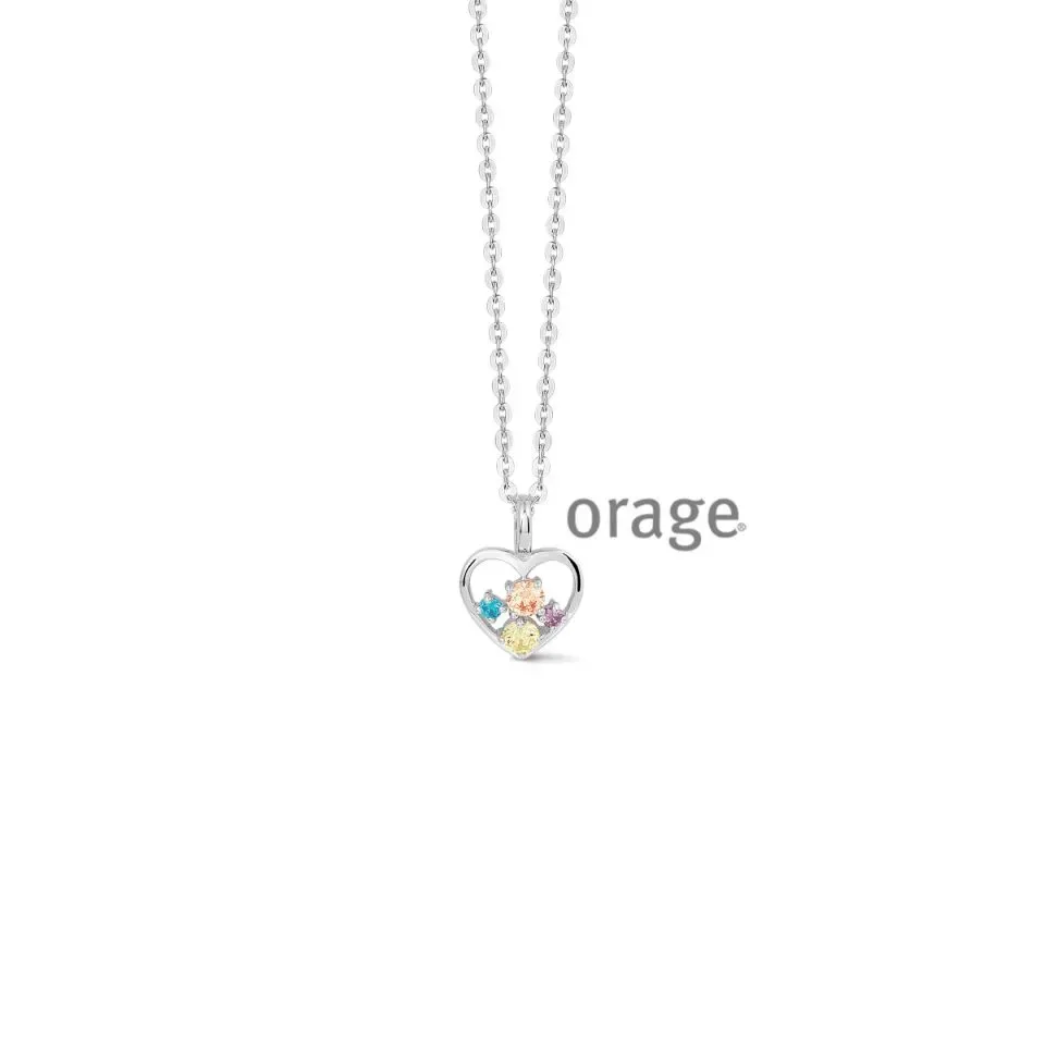 Orage Ketting met Hartje V1407
