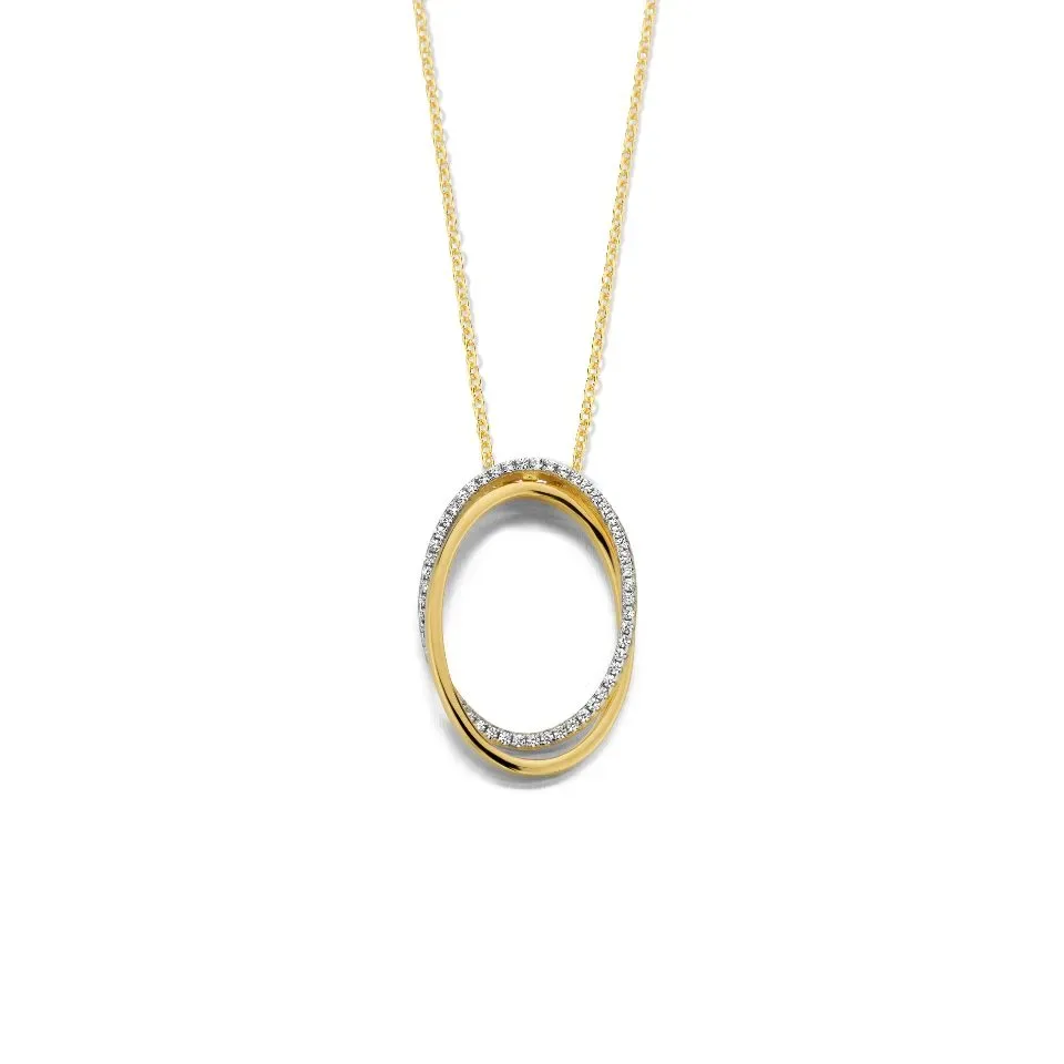 Silver Rose ketting P2281G