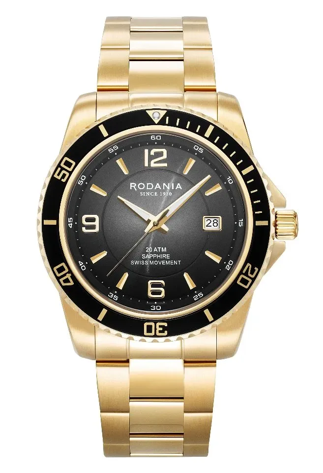 Rodania Herenhorloge Leman R18047, 20 ATM