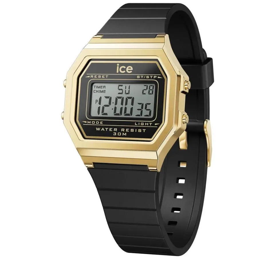 ICE WATCH ICE digit retro - black gold 022064