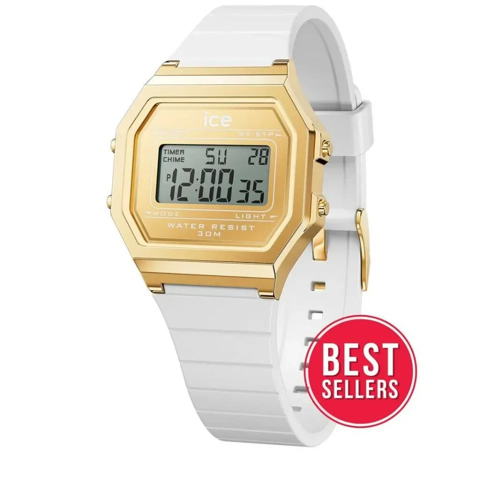 ICE WATCH ICE digit retro - white gold 022049