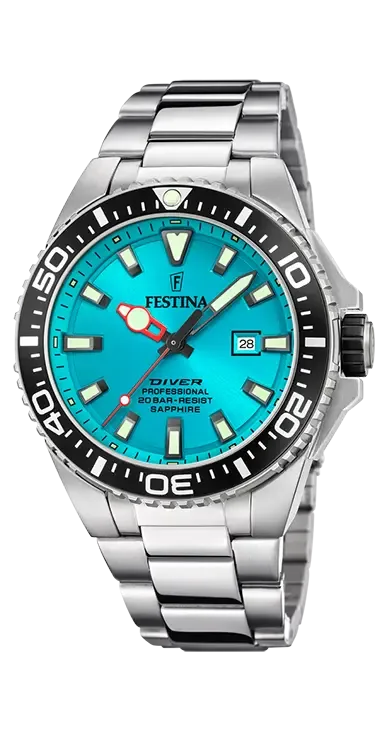 Festina Herenhorloge F20663/5 The Originals, 20 Atm  '' Diver ''