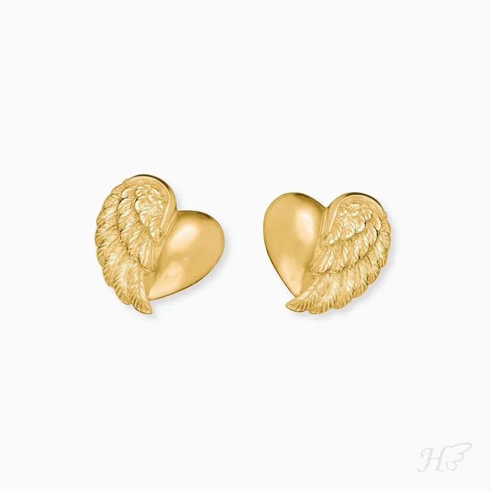 Engelsrufer Oorbellen HEE-HEARTWING-G hartjes