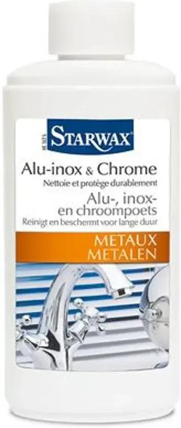 Starwax Alu- inox- en chroompoets - nettoyant alu inox chrome 250 ml