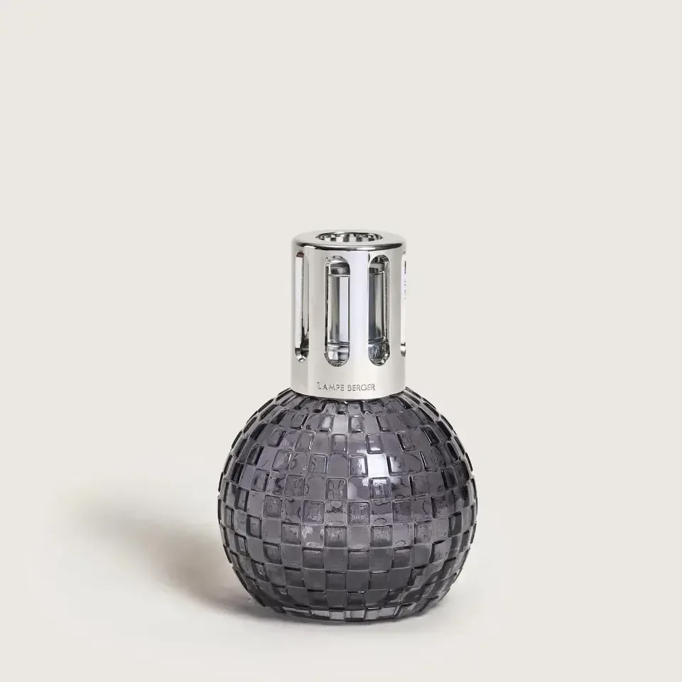 set Lampe Berger Disco grise + 250 ml  poussière d'ambre