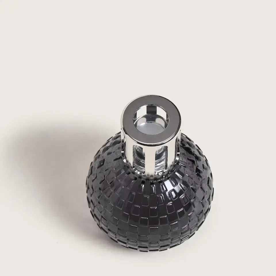 set Lampe Berger Disco grise + 250 ml  poussière d'ambre