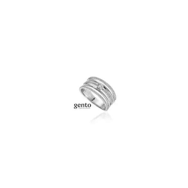 Zilveren Kettingen & Hangers Gento Jewels FBO3/43n
