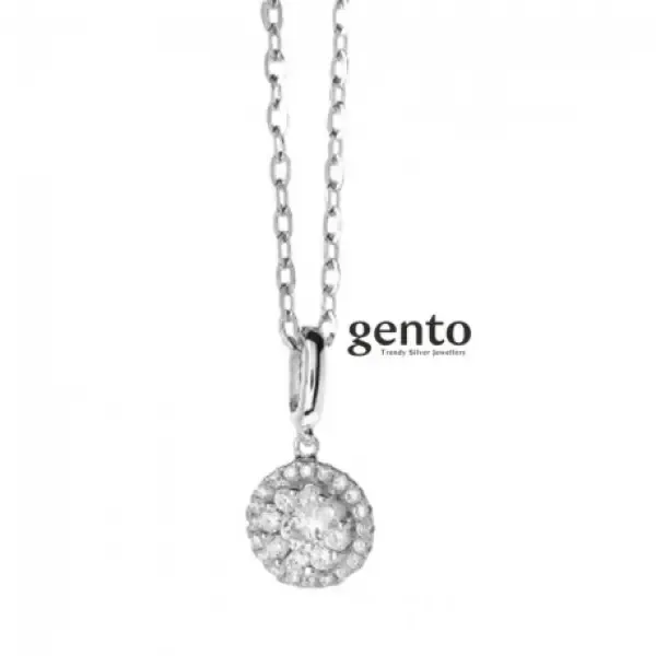 Zilveren Oorbellen Gento Jewels FB88