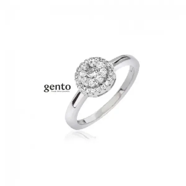 Zilveren Oorbellen Gento Jewels FB88