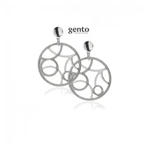 Zilveren Oorbellen Gento Jewels FB108