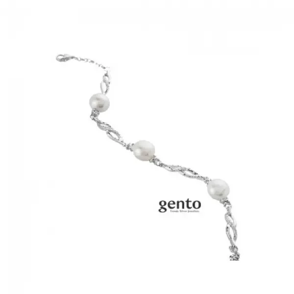 Zilveren Armbanden & Bedels Gento Jewels FB63/19