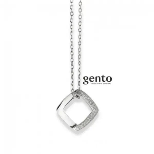 Zilveren Oorbellen Gento Jewels FB71