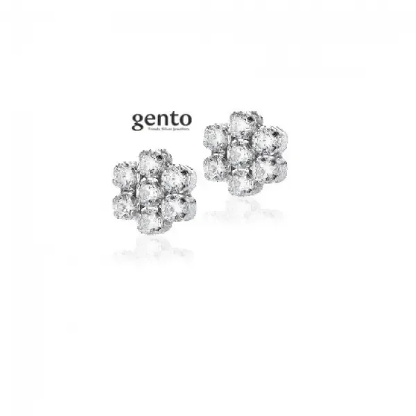 Zilveren Oorbellen Gento Jewels FB42